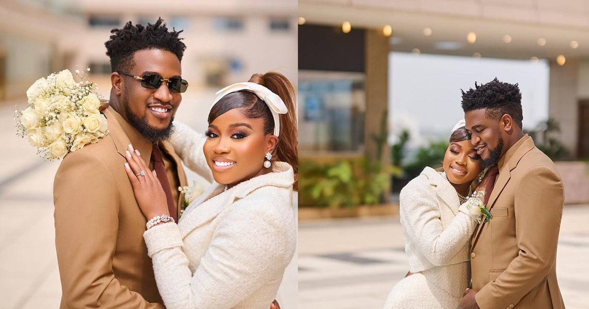 “Bye Single People” – Fashion Designer, Veekee James bids goodbye to single life as she ties the knot (WATCH)
