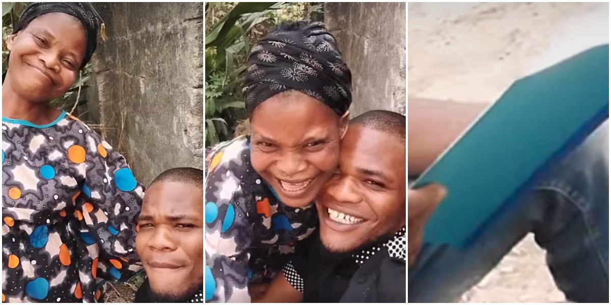 “She was ridiculed over landed property 2 years ago” – Man works hard, buys his mother expensive land after 2 years