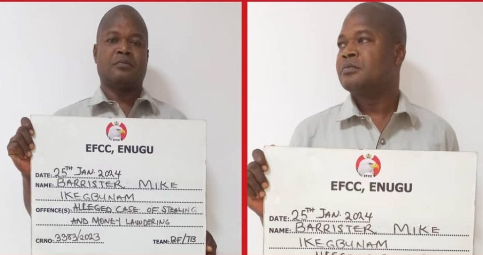 EFCC Arraigns Lawyer For Alleged N91m Land Fraud In Enugu