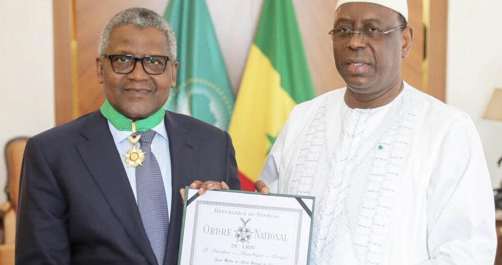Dangote is a Blessing To Senegal, Africa —Senegalese President