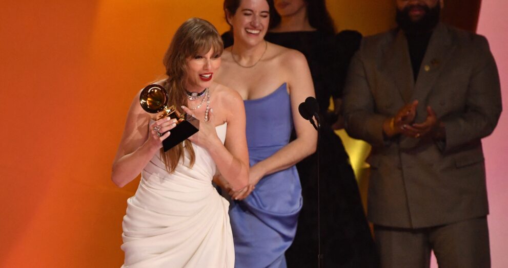 Taylor Swift Wins Album of the Year, Breaking a Record and Making History at the Grammys 2024