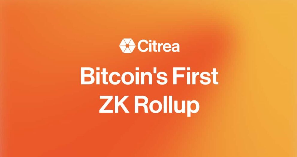 Citrea, Bitcoin’s First ZK Rollup, Emerges from Stealth