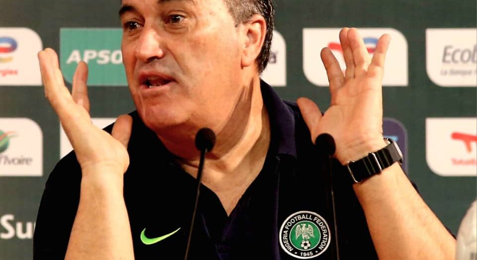 Third-best team in Africa: Jose Peseiro set new target for Nigeria’s Super Eagles