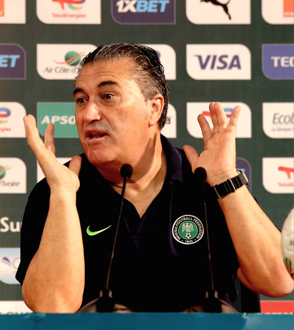Third-best team in Africa: Jose Peseiro set new target for Nigeria’s Super Eagles