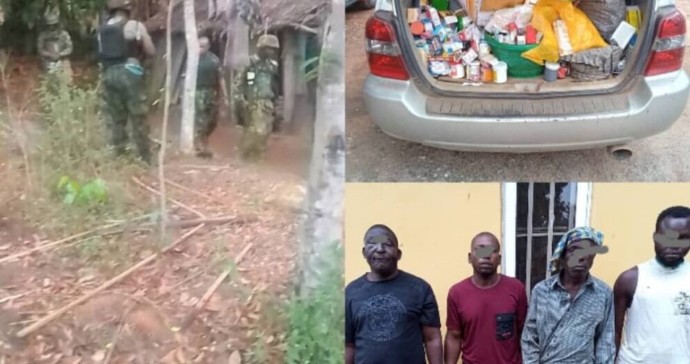 Troops nab suspected criminal gang terrorizing Edo, recover Toyota Highlander