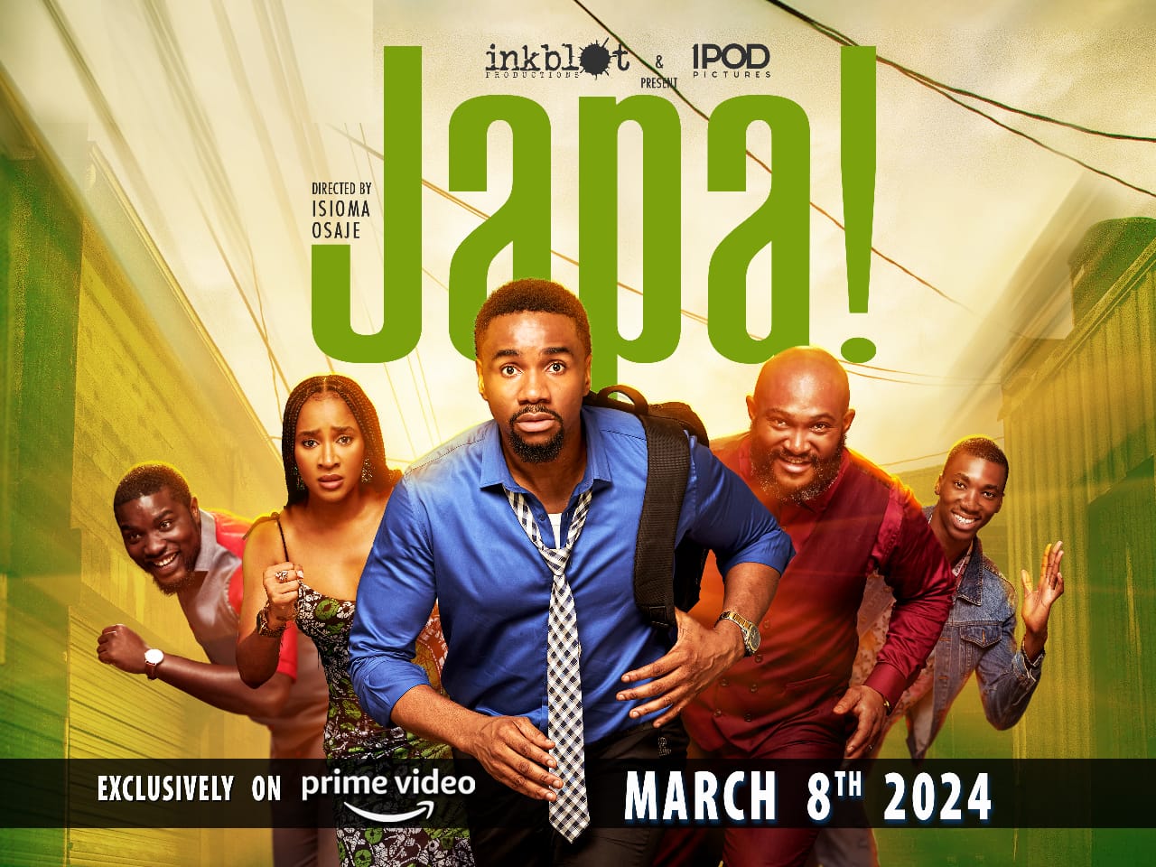 JAPA!: Adesua Etomi, Jidekene Achufusi, Layi Wasabi star in Inkblot’s first movie of 2024