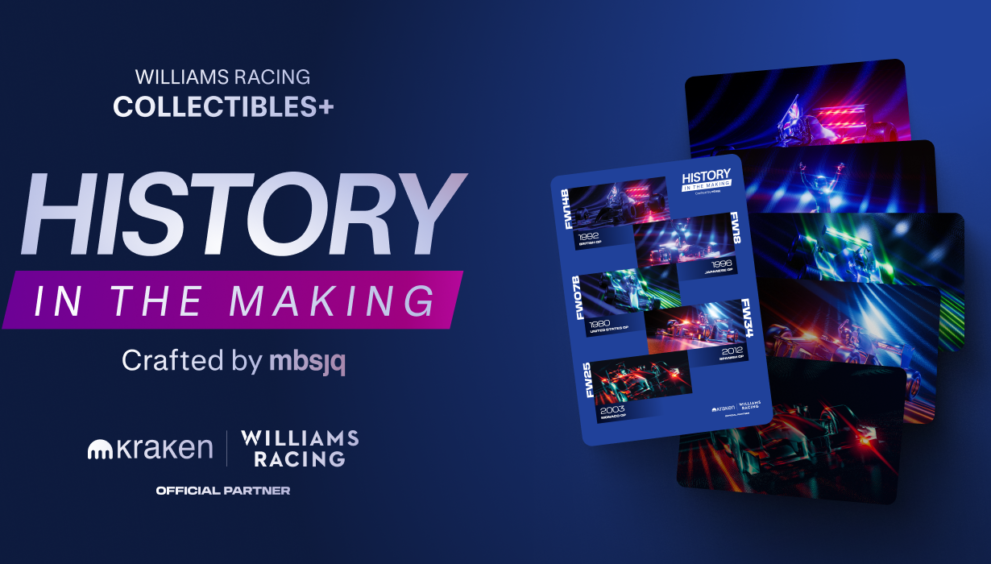 Claim all 5 History in the Making Collectibles for a chance to win signed editions from Williams Racing drivers