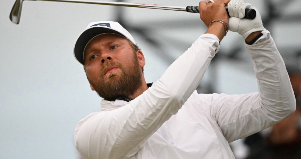 Outsider Daniel Brown grabs shock first-round lead at the Open