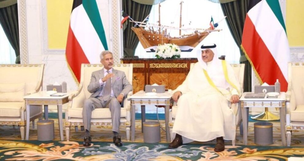 EAM Jaishankar meets Kuwaiti leadership to enhance bilateral ties, discuss regional developments