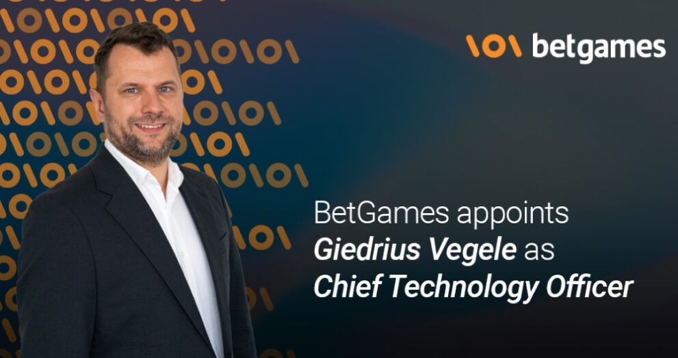 BetGames appoints Giedrius Vegele as new CTO