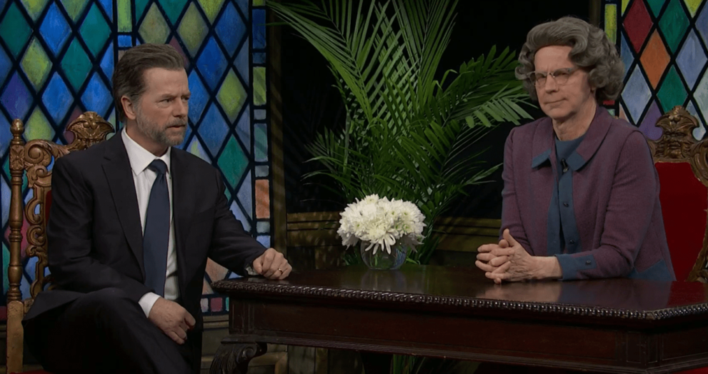 ‘SNL’ Sees Dana Carvey Return as the Church Lady to Scold David Spade’s Hunter Biden